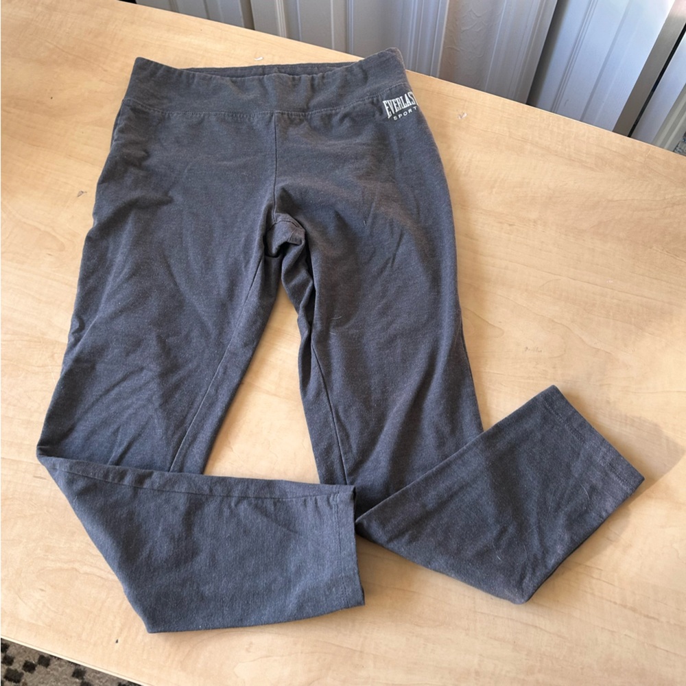Everlast workout cropped pant stretch grey medium GUC